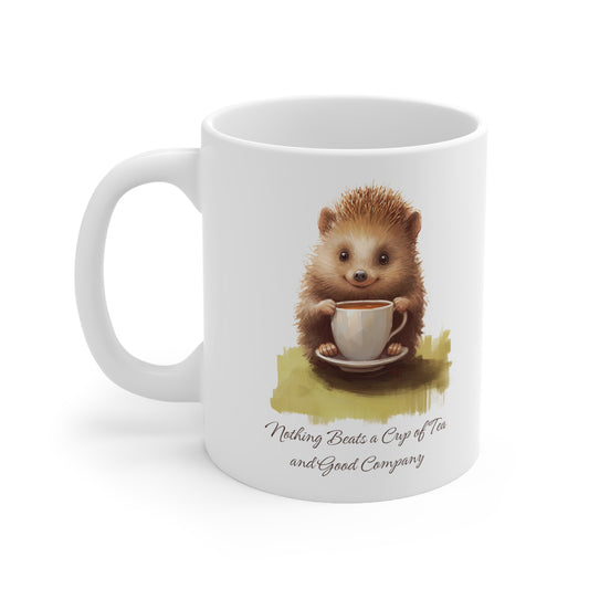 Nothing Beats a Cup of Tea and Good Company Ceramic Mug